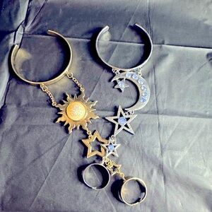 Moon and sun bracelet